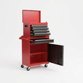 Rolling Tool Chest Built for Workshop Organization, 5 Sliding Drawers, Lockable Wheels, Detachable Top