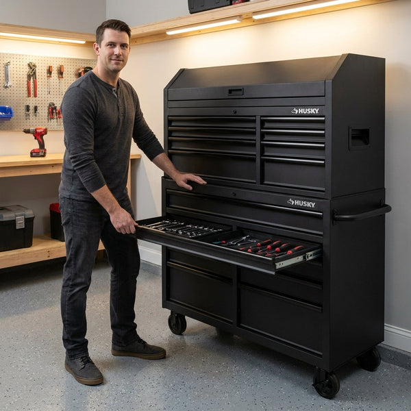 Heavy Duty Tool Chest Set Built for Professional Storage, 23 Drawers, 18 Gauge Steel, 3000 lb Capacity
