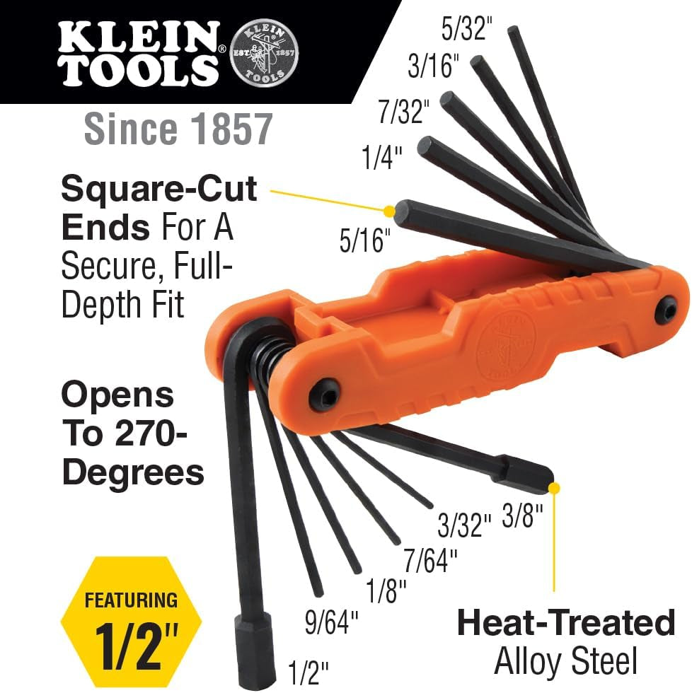 Klein Tools 80141 Hand Tools Kit Includes Pliers, Screwdrivers, Nut Drivers, Backpack, and More Jobsite Tools, 41-Piece